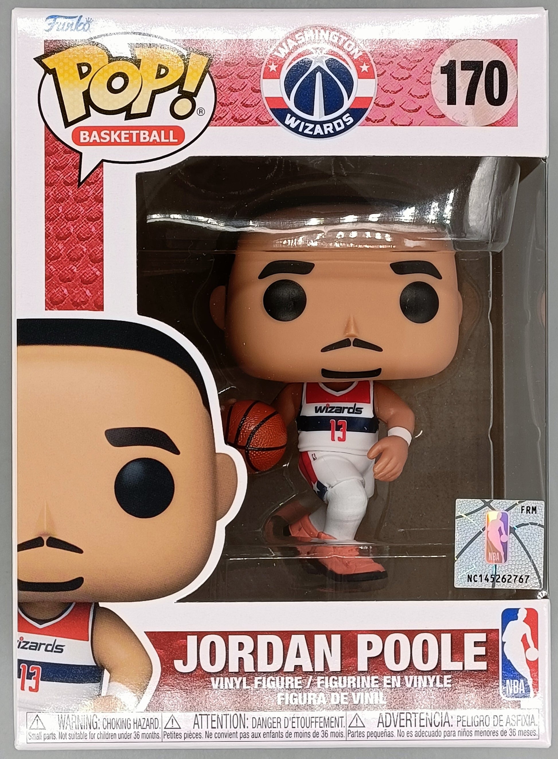 170 Jordan Pool - NBA Legends - Washington Wizards Brand New Funko POP in Protector