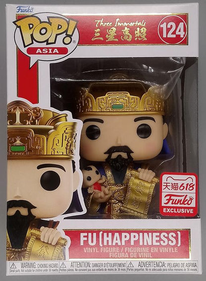 124 Fu (Happiness) Asia - The Three Immortals - 2021 Box Damaged Funko POP