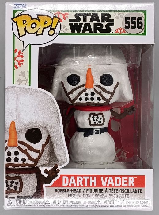 556 Darth Vader (Snowman) Star Wars - Holidays - Box Damaged Funko POP
