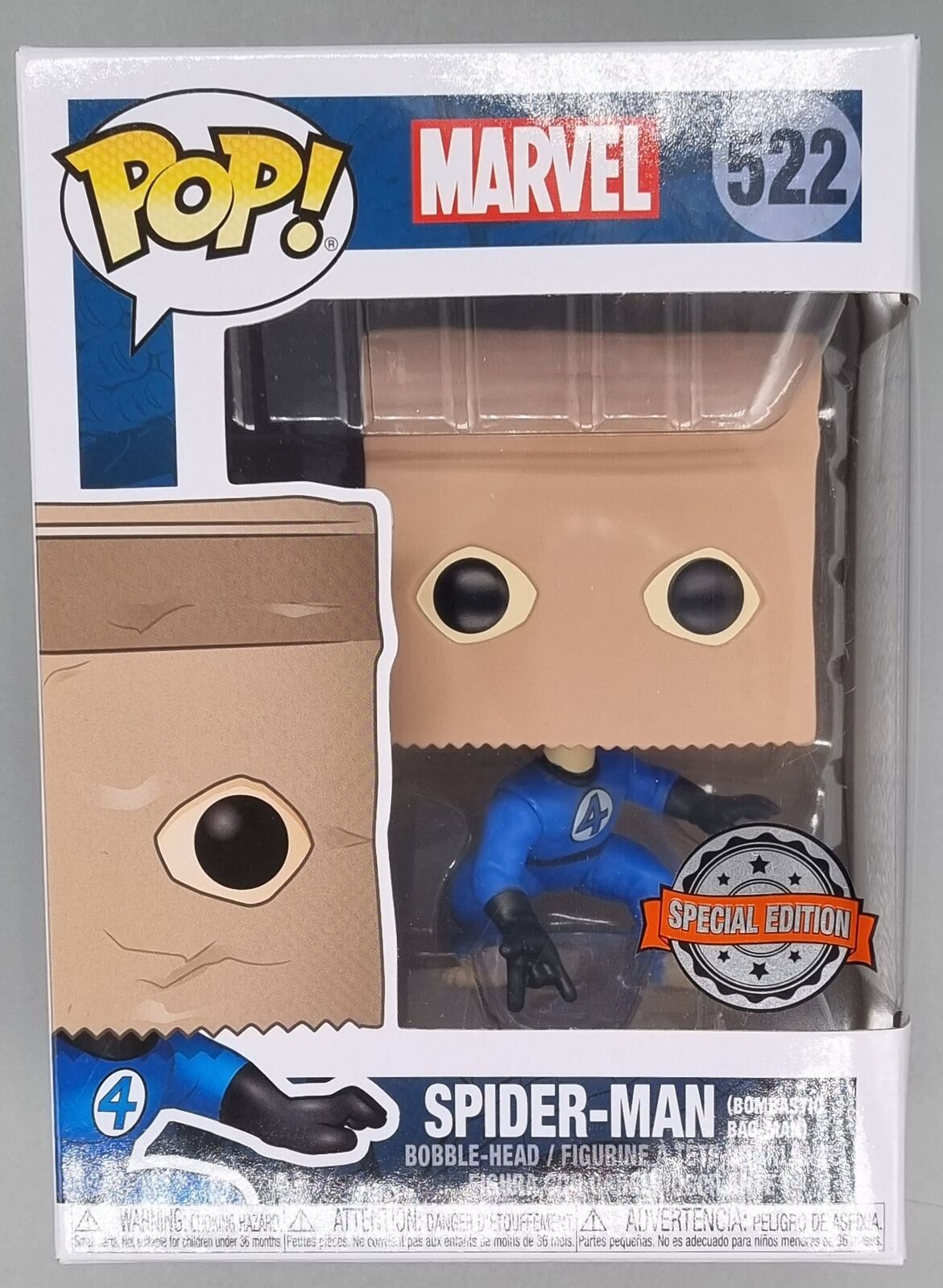 522 Spider-Man (Bombastic Bag-Man) Marvel Funko POP