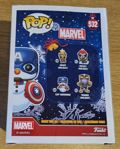 532 Cap Snowman - Marvel - Holidays Funko POP
