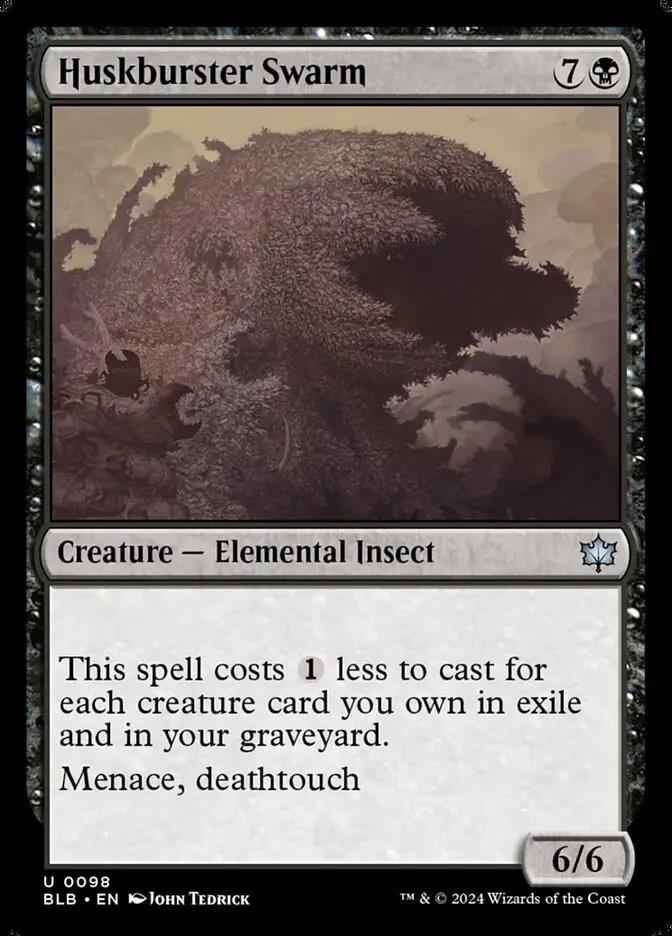 98 - Huskburster Swarm - Bloomburrow - Foil - Magic: The Gathering Card