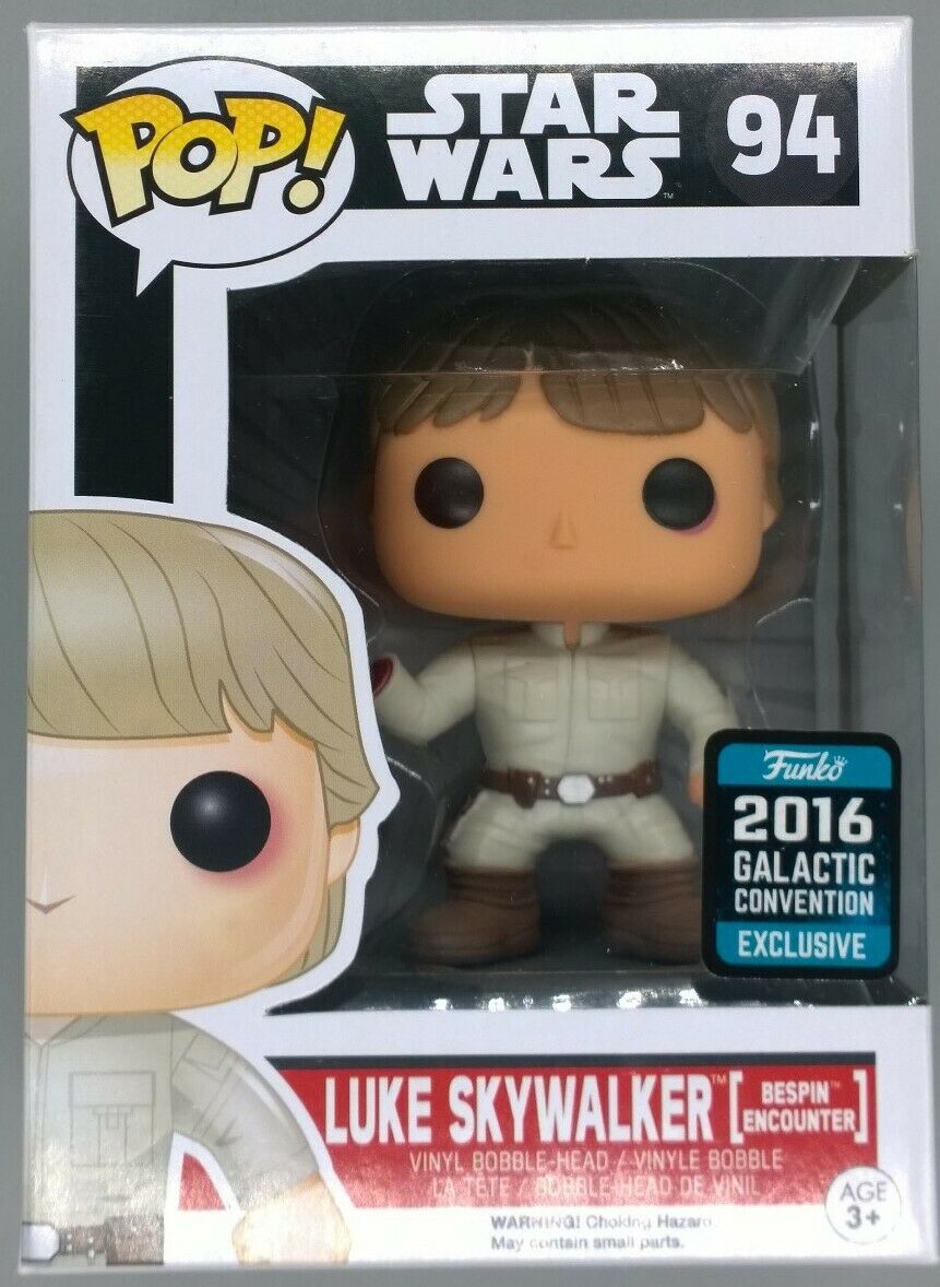 94 Luke Skywalker (Bespin Encounter) - Star Wars - 2016 Con Funko POP Funko