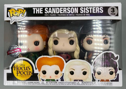 [3 Pack] The Sanderson Sisters - Disney Hocus Pocus Funko POP Funko