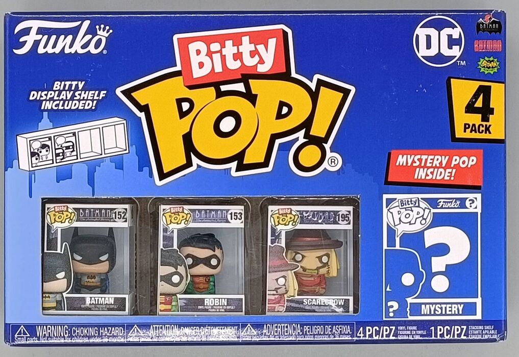 DC Funko Bitty POP Vinyl Figure 4-Pack Batman - New Funko Bitty POP Funko