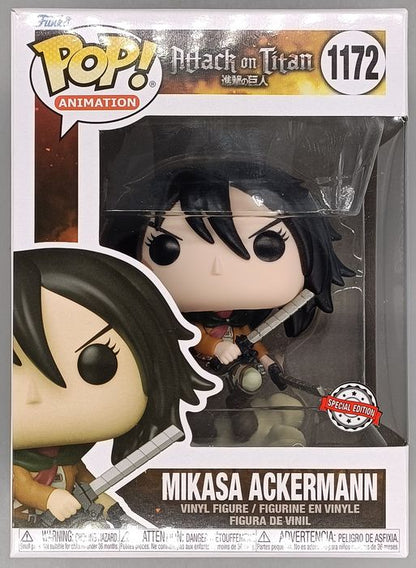 1172 Mikasa Ackermann (Battle) - Attack on Titan Funko POP Funko