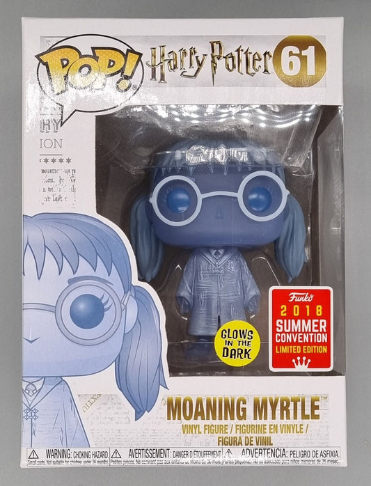 61 Moaning Myrtle - Glow - Harry Potter - 2018 Con Funko POP Funko
