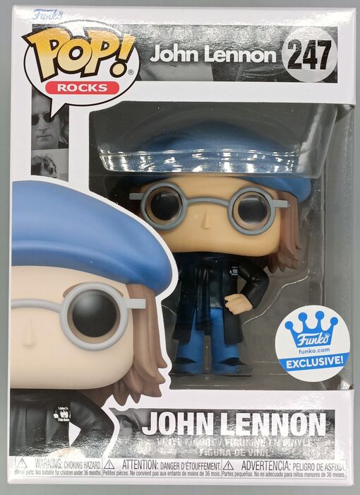 247 John Lennon (Peacoat) Rocks - Box Damaged Funko POP Funko