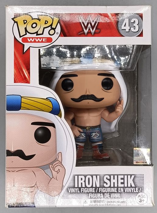 43 Iron Sheik - WWE - Box Damaged Funko POP Funko