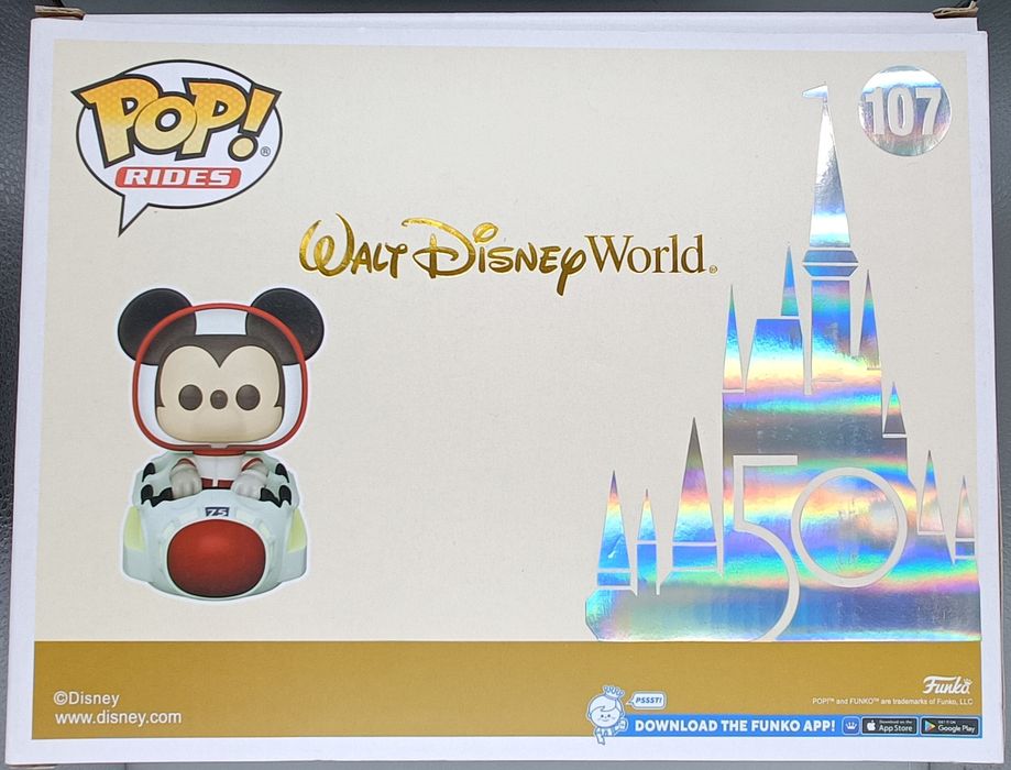 107 Mickey Mouse (Space Mountain Attraction) Rides Disney Funko POP