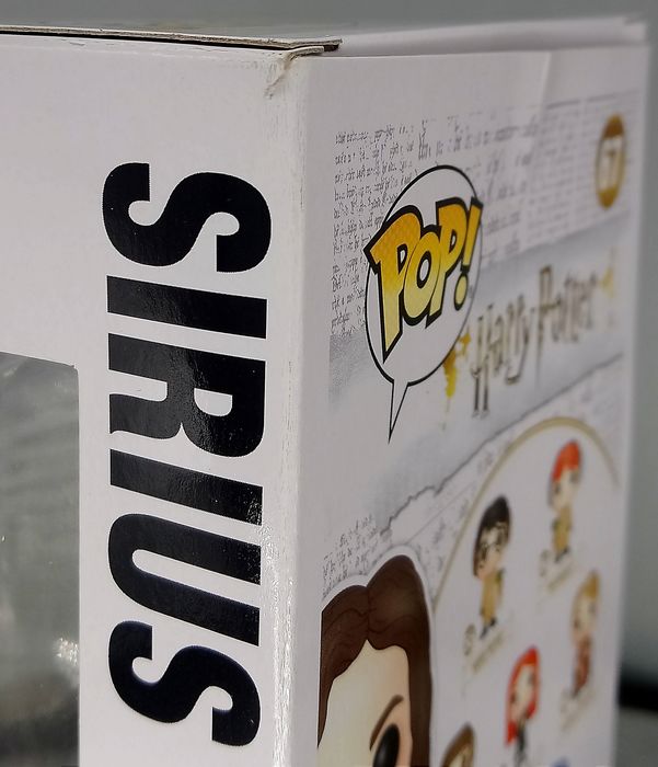 67 Sirius Black (Prisoner) B&W Chase Edition Harry P Box Damaged Funko POP