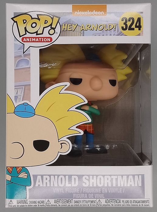 324 Arnold Shortman - Nickelodeon Hey Arnold - Damaged Box Funko POP
