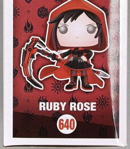 640 Ruby Rose (Cape & Hood) - RWBY - 2019 Con - Box Damaged Funko POP