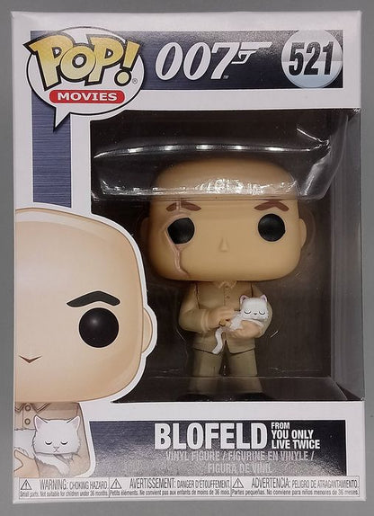 521 Blofeld (from You Only Live Twice) - James Bond Funko POP - Box Damaged