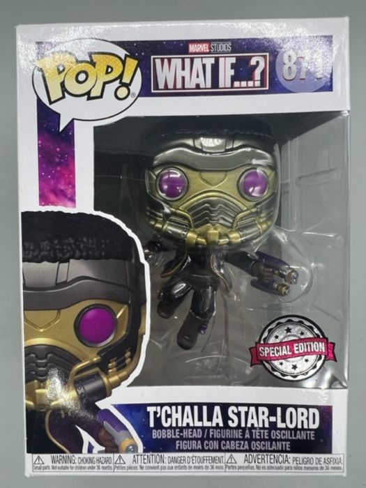 871 T'Challa Star-Lord Metallic - Marvel What If...? Box Damaged Funko POP Funko