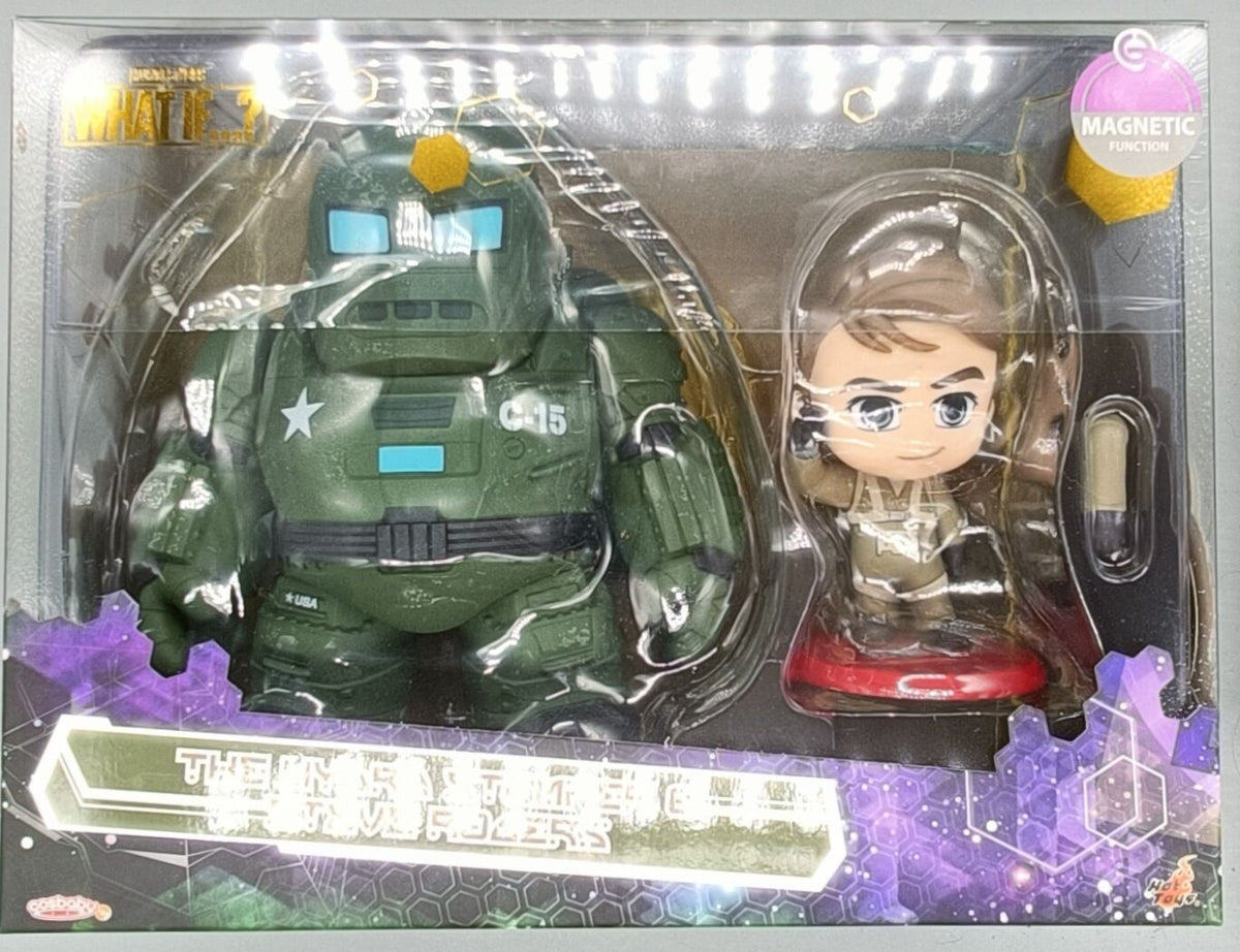Cosbaby The Hydra Stomper & Steve Rogers Marvel What If...? - Hot Toys - Brand New Hot Toys