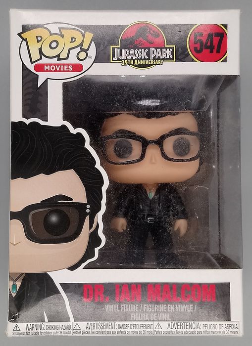 547 Dr. Ian Malcolm - Jurassic Park - Box Damaged Funko POP Funko