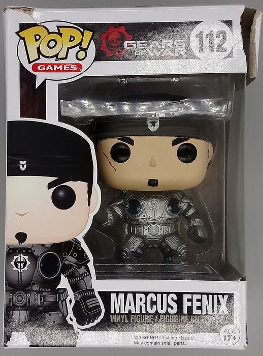 112 Marcus Fenix - Gears of War - Box Damaged Funko POP