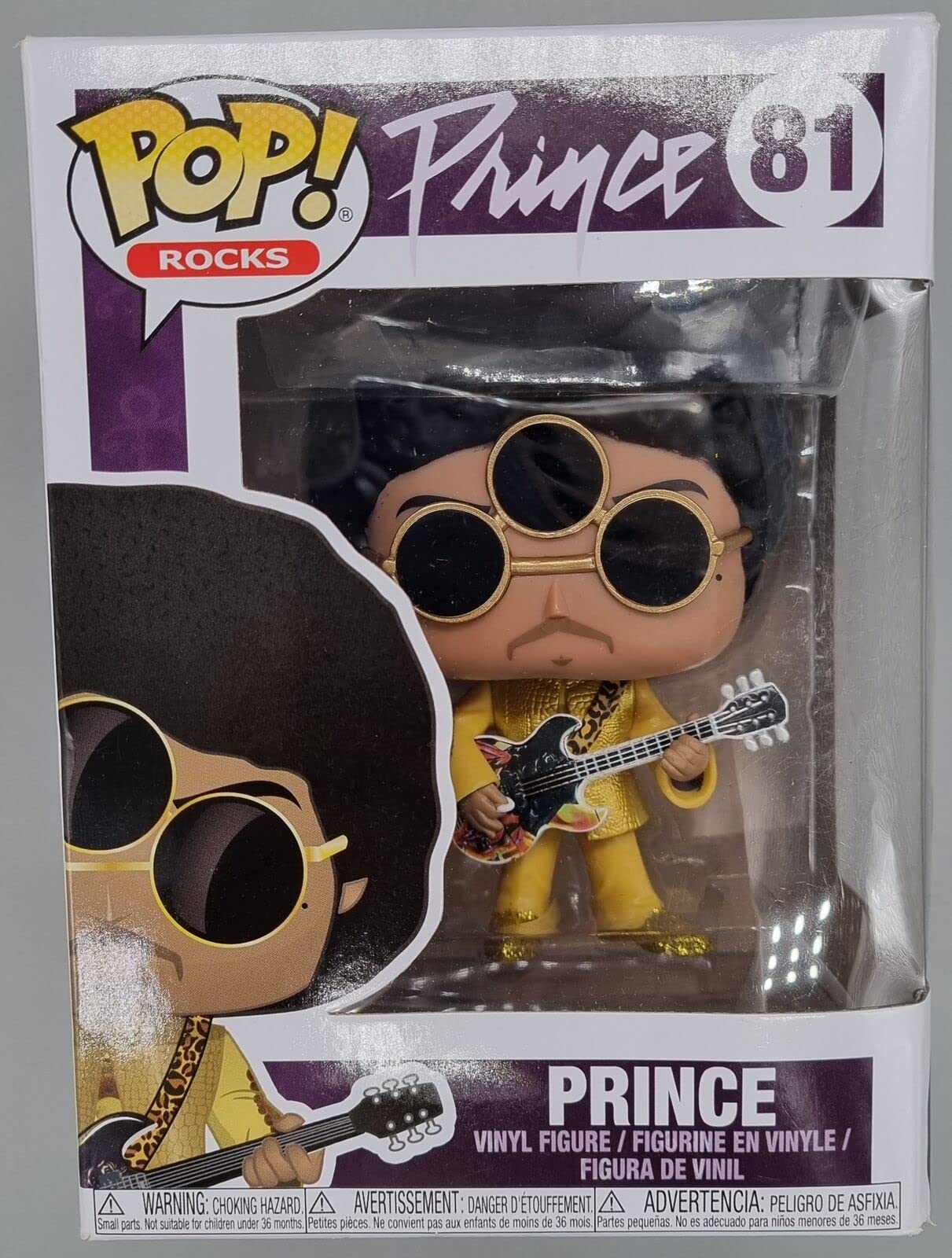 81 Prince (3rd Eye) 2004 Grammys - Rocks Funko POP - Damaged Box Funko