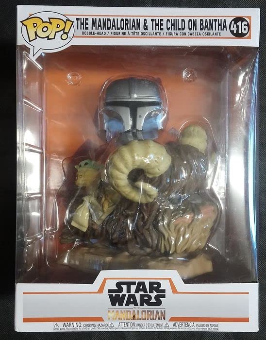 416 The Mandalorian & The Child on Bantha Deluxe Star Wars Funko POP