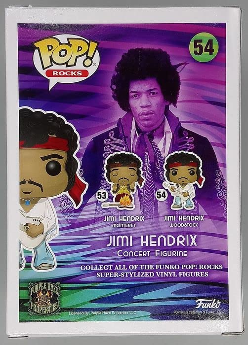 54 Jimi Hendrix (Woodstock) Funko POP - Box Damaged