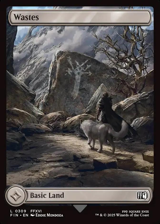 309 - Wastes - Final Fantasy - Normal - Magic: The Gathering Card