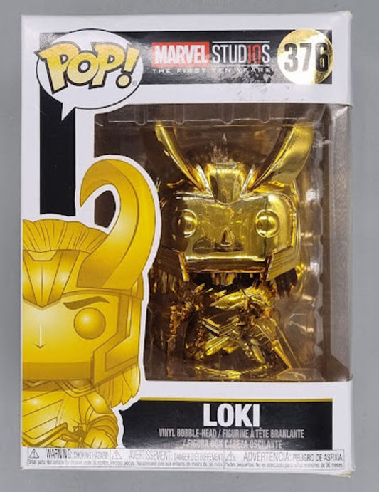 376 Loki (Gold) Chrome Marvel Marvel Studios 10 Box Damaged Funko POP Funko
