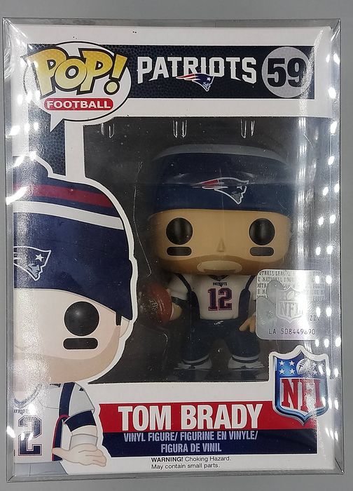 59 Tom Brady (White) - NFL New England Patriots Funko POP