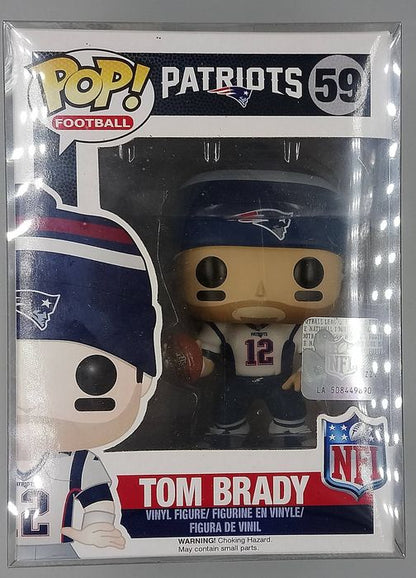 59 Tom Brady (White) - NFL New England Patriots Funko POP Funko