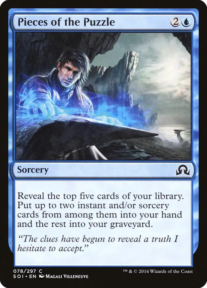78 - Pieces of the Puzzle - Shadows over Innistrad - Normal - Magic: The Gathering Card