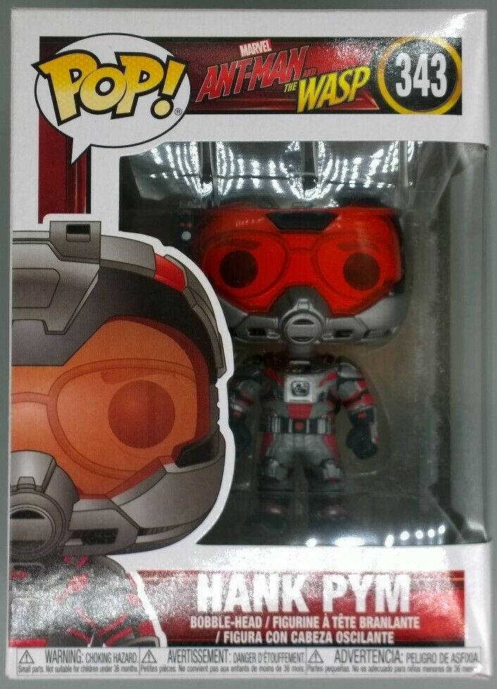 343 Hank Pym - Marvel Ant-Man & The Wasp Funko POP Funko