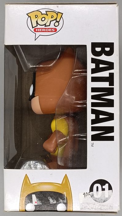01 Batman (Rainbow- Yellow) - DC Super Heroes - Box Damaged Funko POP