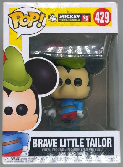 429 Brave Little Tailor Disney Mickey's 90th Funko POP - Box Damaged