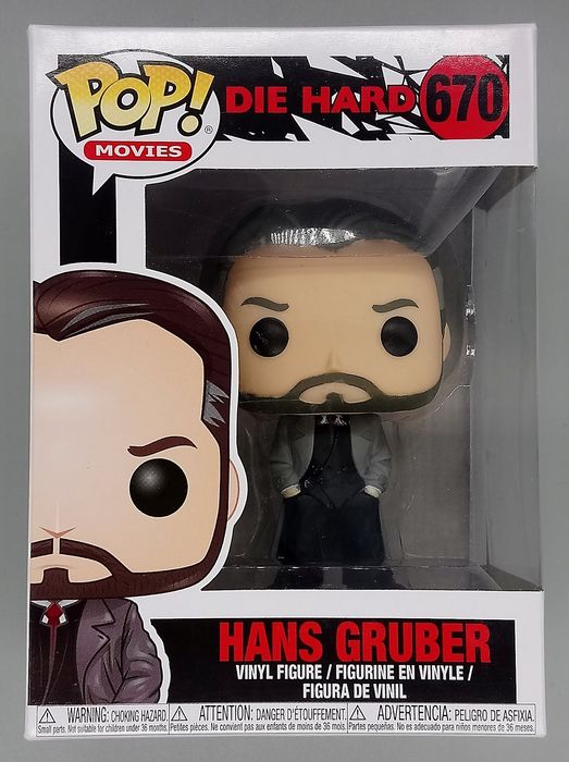 670 Hans Gruber (w/ Coat) - Die Hard - Box Damaged Funko POP