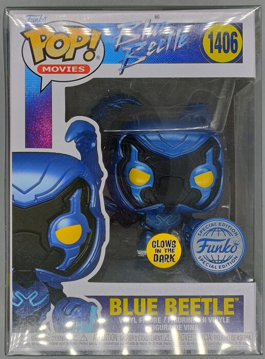 1406 Blue Beetle (Glow) - DC Blue Beetle Funko POP Funko
