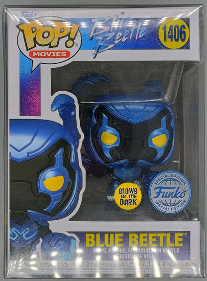 1406 Blue Beetle (Glow) - DC Blue Beetle Funko POP Funko