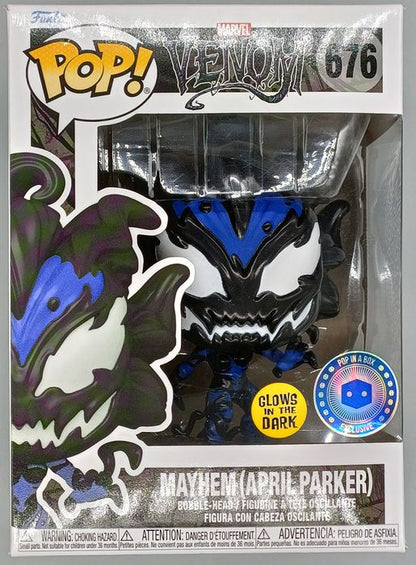 676 Mayhem (April Parker) Glow - Marvel Venom Funko POP Funko