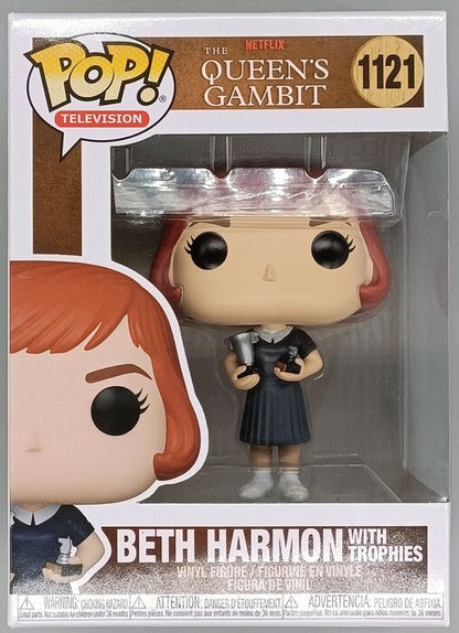 1121 Beth Harmon (with Trophies) - Queens Gambit Funko POP
