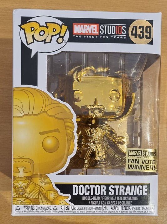 439 Doctor Strange (Gold) - Chrome - Marvel Studios 10 Funko POP