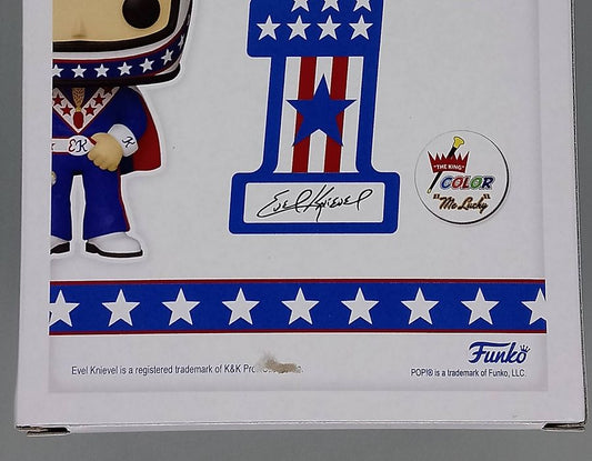 62 Evel Knievel (w/ Helmet) Chase Edition - Funko POP - Box Damaged