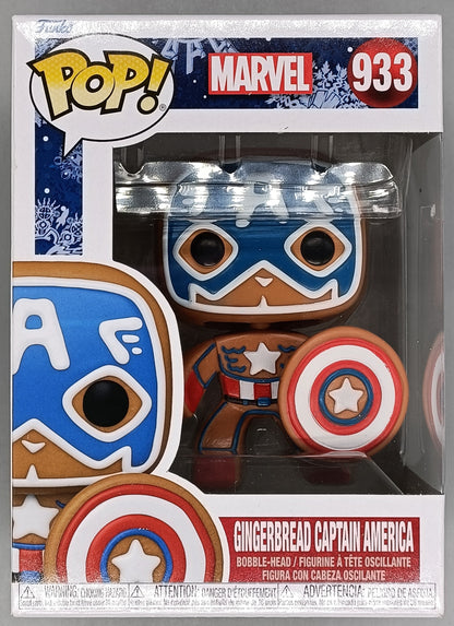 933 Gingerbread Captain America - Marvel Funko POP Funko