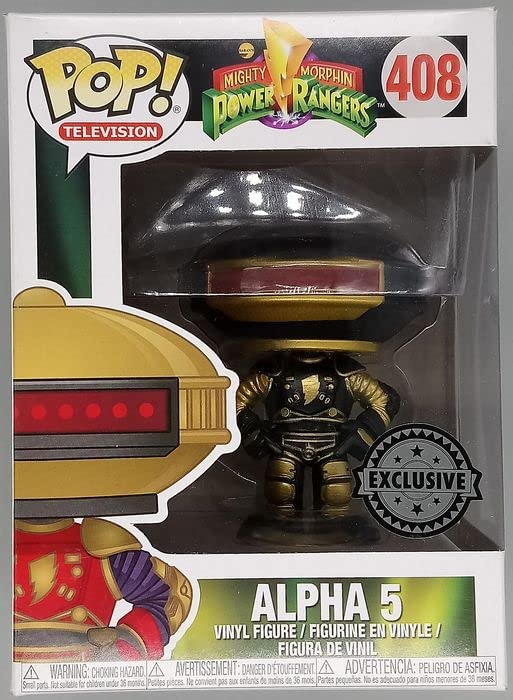 408 Alpha 5 (Black & Gold) - Power Rangers Funko POP