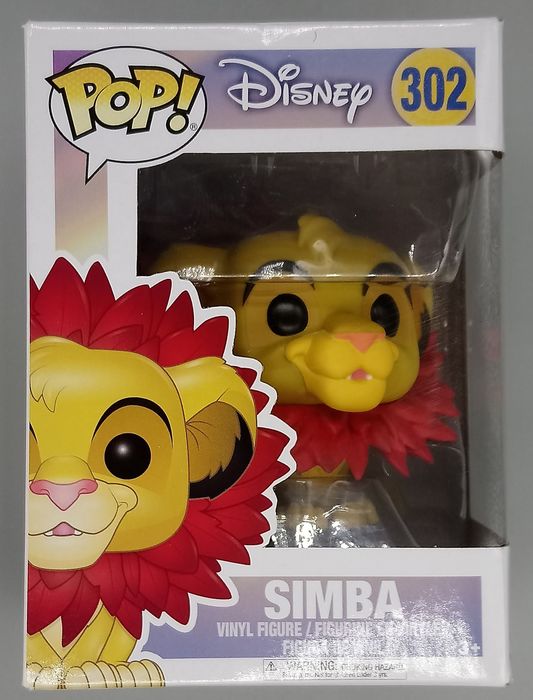 302 Simba (Leaf Mane) - Disney The Lion King - Funko POP - Box Damaged