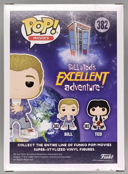 382 Bill - Bill and Ted's Excellent Adventure - Box Damaged Funko POP