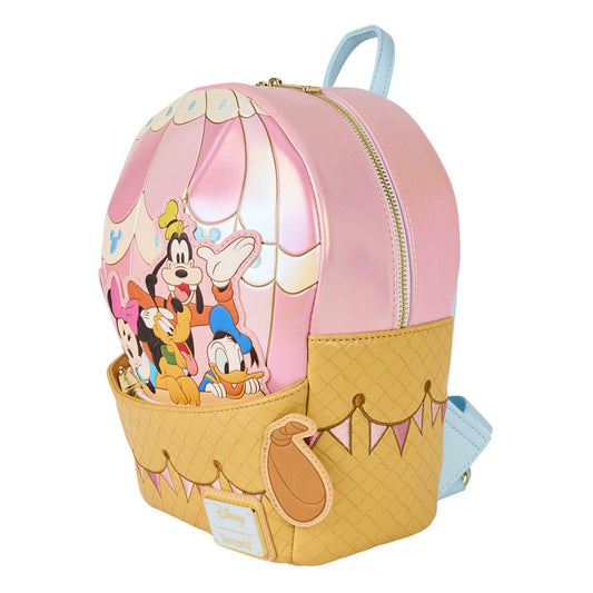 Disney by Loungefly Mini Backpack Mickey & Friends Figural Hot Air Balloon NEW