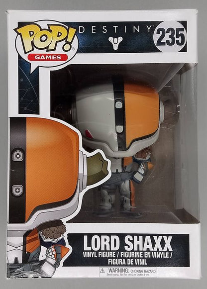 235 Lord Shaxx - Destiny Box Damaged Funko POP Funko