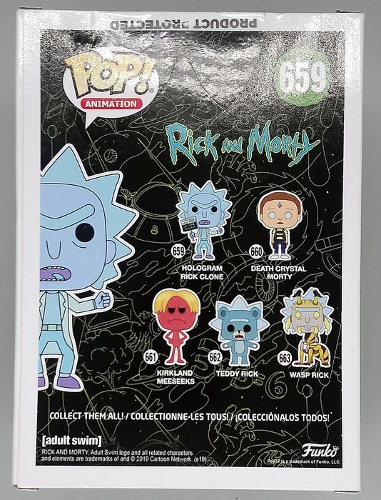 659 Hologram Rick Clone - Rick and Morty - Box Damaged Funko POP