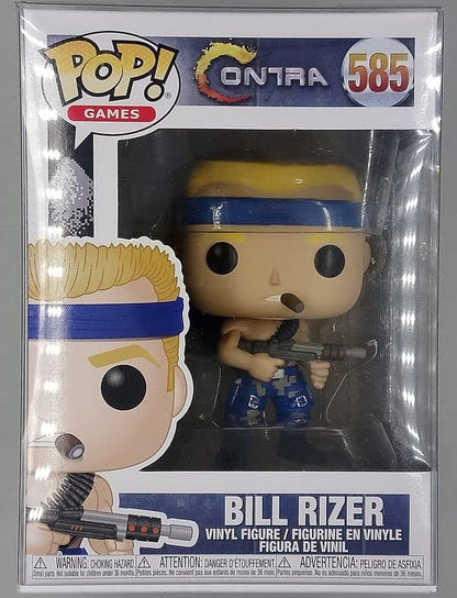 585 Bill Rizer - Contra - Funko POP - Box Damaged