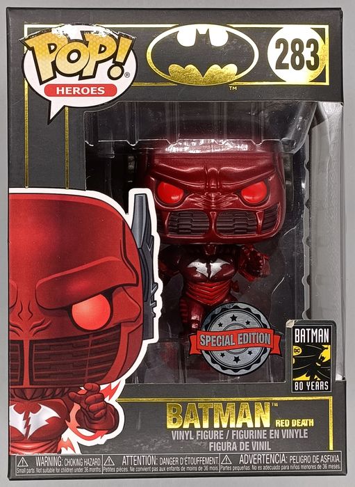 283 Batman (Red Death) - Metallic - DC - Box Damaged Funko POP Funko