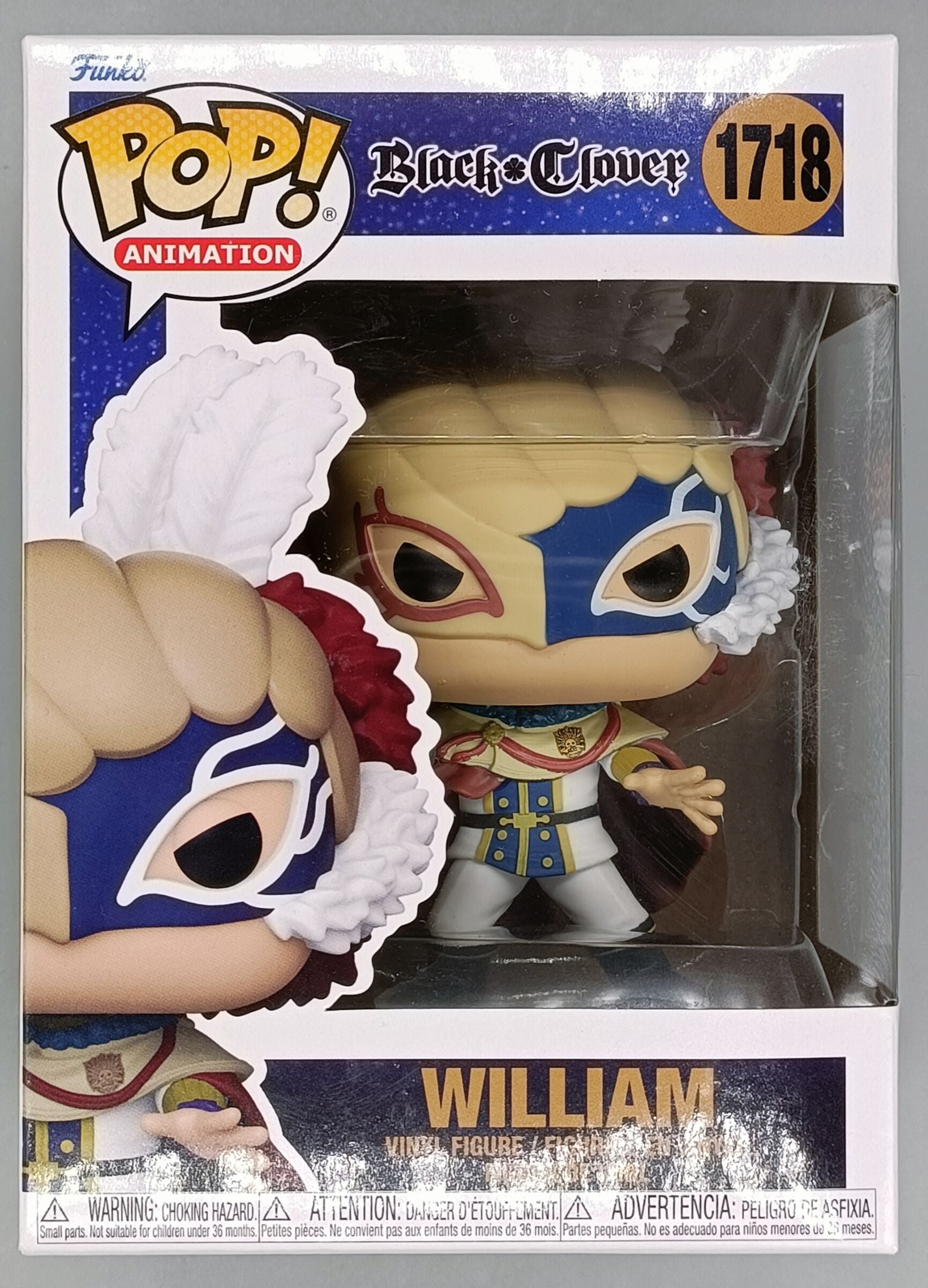 1718 William - Black Clover Funko POP - Box Damaged